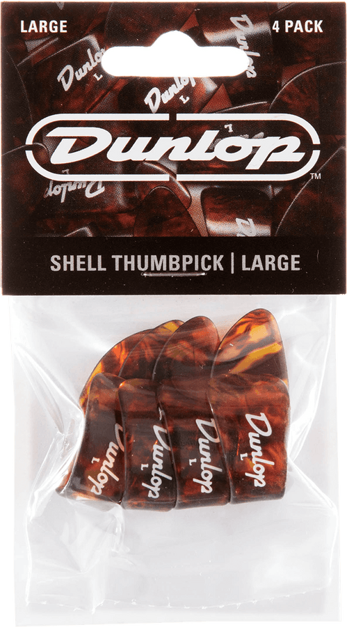 4 x Schildpatt-Daumenpicks Groß