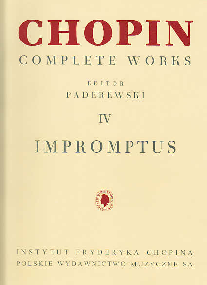 CHOPIN F. - IMPROMPTUS - PIANO