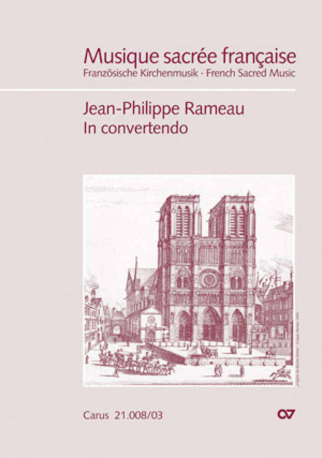 RAMEAU J.-P. - IN CONVERTENDO - Vokalauszug