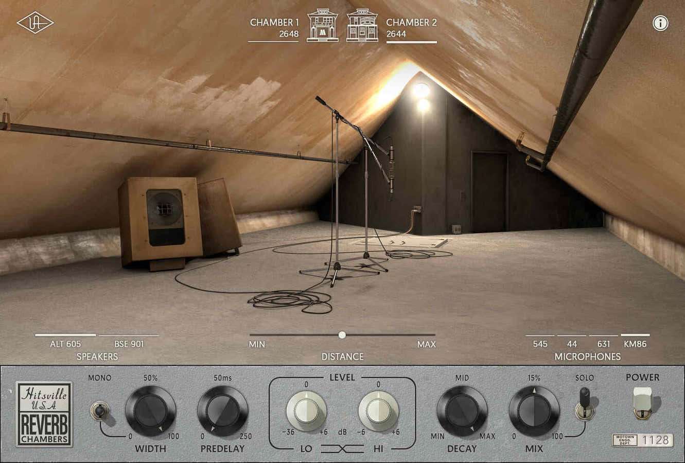 UAD Hitsville Hallkammern