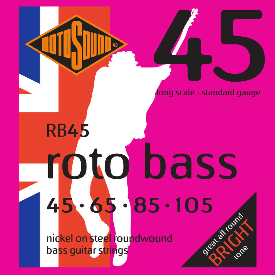 Roto Bass RB45 Nickel ohne Seidenumwicklung 45105