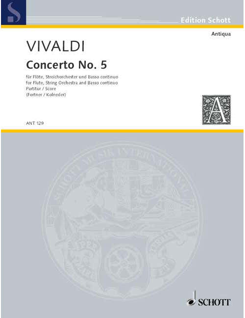 Vivaldi Antonio - Concerto No 5 Op 10/5 RV 434/PV 262