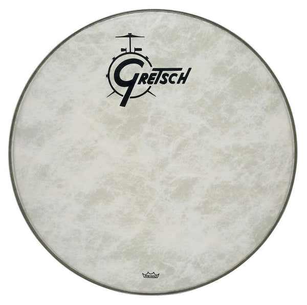 FIBERSKYN 18" LOGO GRETSCH DRUMS RESONANZ