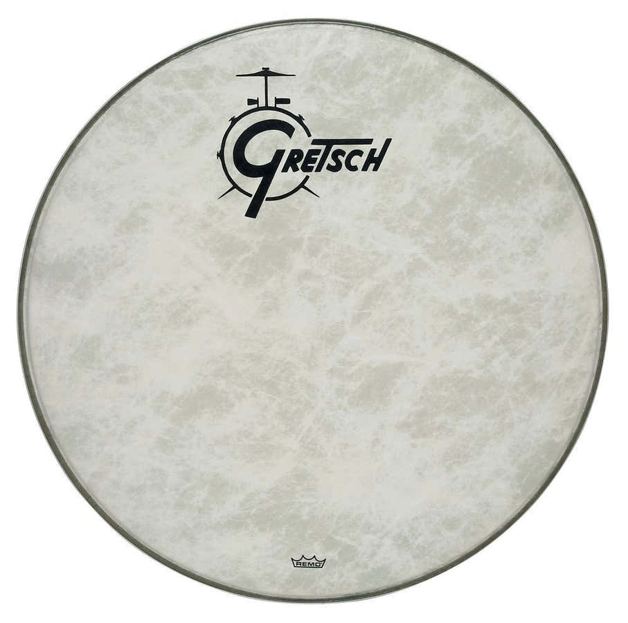 FIBERSKYN 18" LOGO GRETSCH DRUMS RESONANZ