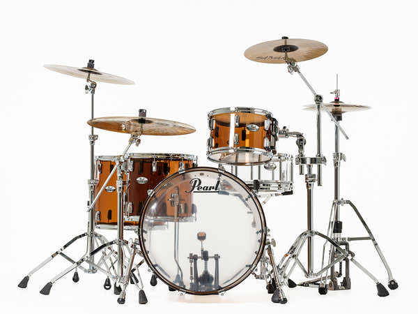 Pearl Crystal Beat Rock 22" 4 Kessel 2TB - Liquid Smoke