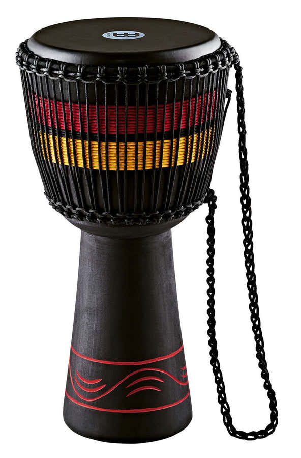 DJEMBE FIBRE 12" RED NATURAL