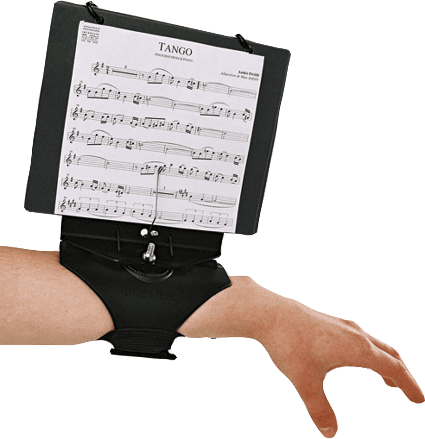 Breiter Armband-Notenhalter für Flöte