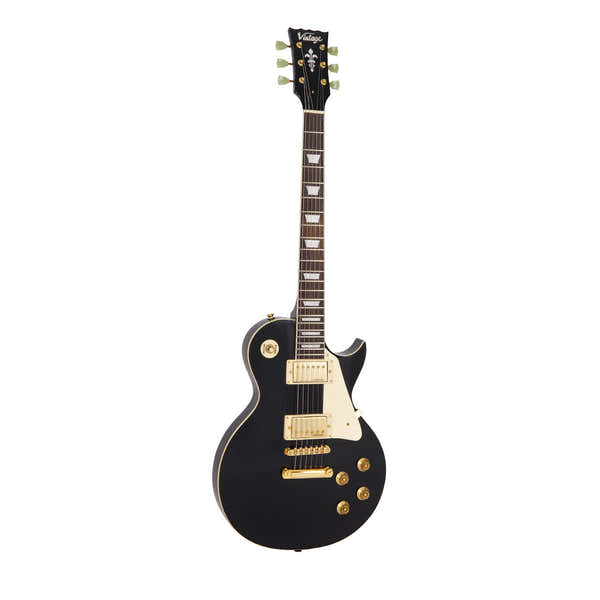Vintage Guitars V100Bb Schwarz glänzend