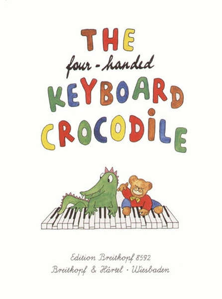 Edition Breitkopf FOUR-HANDED KEYBOARD CROCODILE - PIANO 4 MAINS