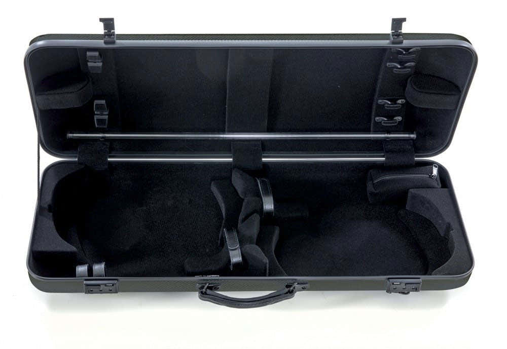 Doppelter Koffer Idea 3.2 Schwarz (Seitlicher Griff) - Violine/Bratsche