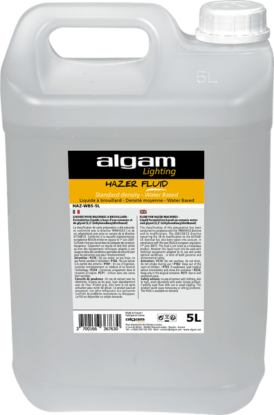 Algam Lighting Nebelfluid Mittlere Dichte 5L