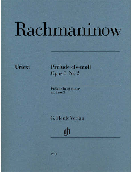 Henle Verlag Rachmaninov S. - Prelude CIS-moll Op.3 N°2