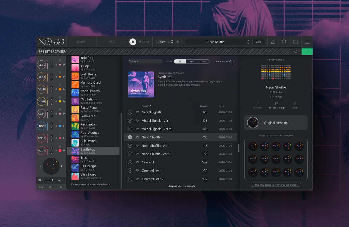 XO Expansion Synth Pop