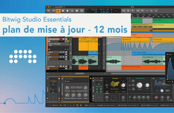 Bitwig Studio Grundausstattung Aktualisierungsplan