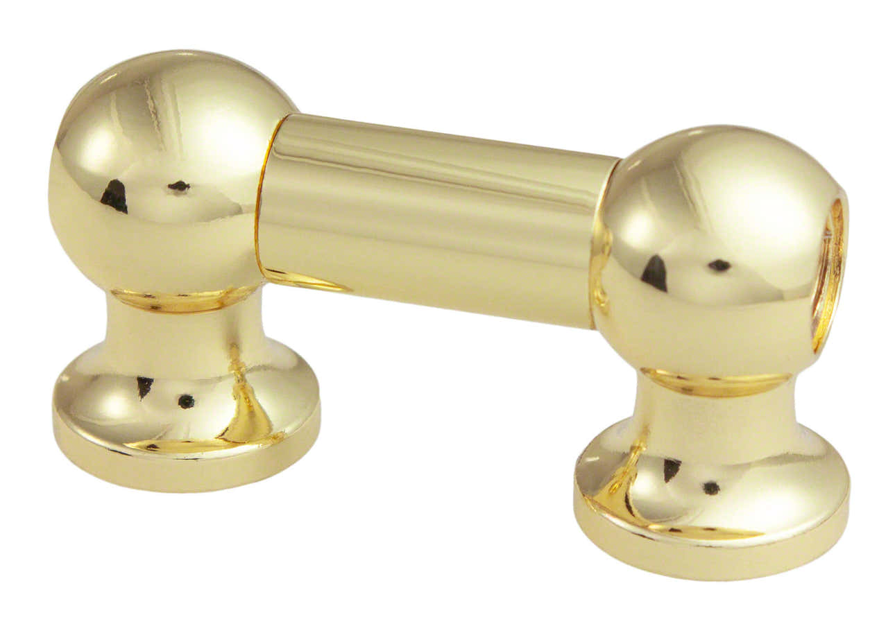 TL12D25-BR Rohrspannböckchen 25mm Goldfarben Doppelseitig (X1)
