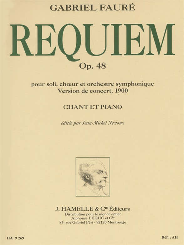 Requiem Op.48 Version 1900 Klavier Gesang - Fauré