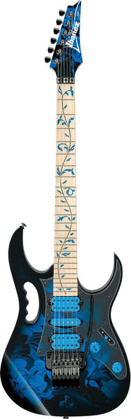 Ibanez JEM77P-BFP Blaues Blumenmuster Signature Steve Vai Premium