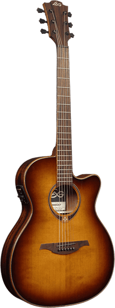 Lâg Tramontane T118ASCE Auditorium Slim Cutaway Elektro Brauner Schatten