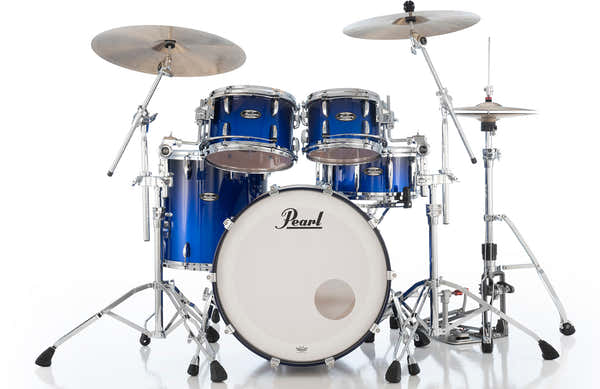 Pearl Masters Maple Stage 22 GYROLOCK-l Kobaltblau Metallic Fade