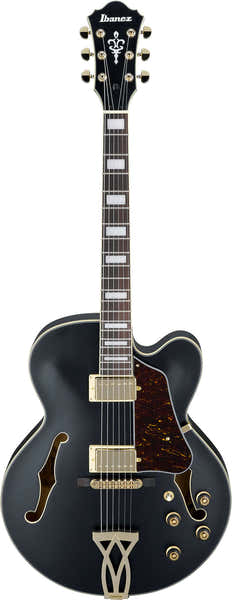 Ibanez AF75G-BKF Schwarz matt Af Artcore