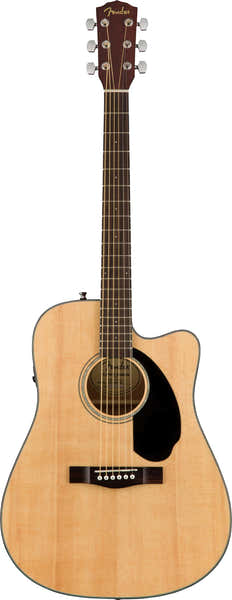 Fender Cd-60Sce Dreadnought Wn Natural