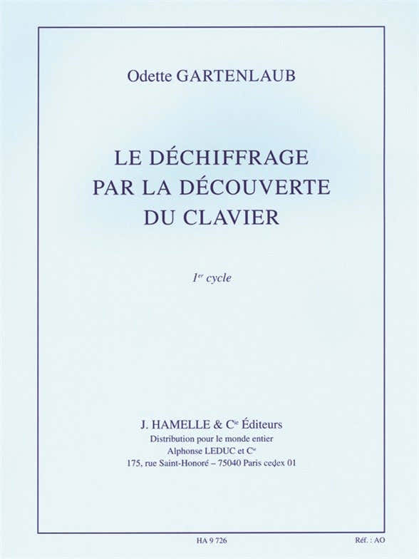 Le Dechiffrage par la Decouverte du Clavier