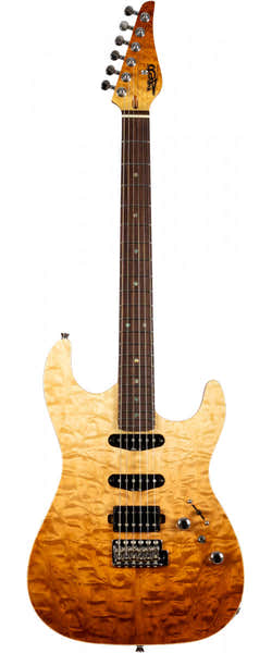 Jet Guitars JS 45 Fireburst Flamme