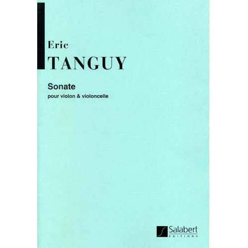 TANGUY E. - SONATE - VIOLON ET VIOLONCELLE