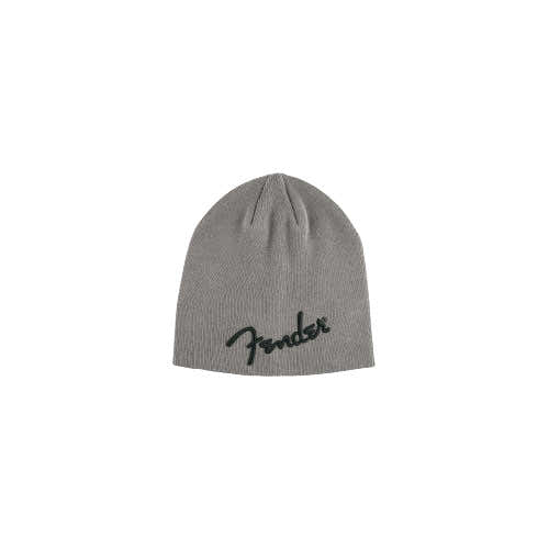 Fender Logo-Beanie Anthrazit meliertes Grau Einheitsgröße