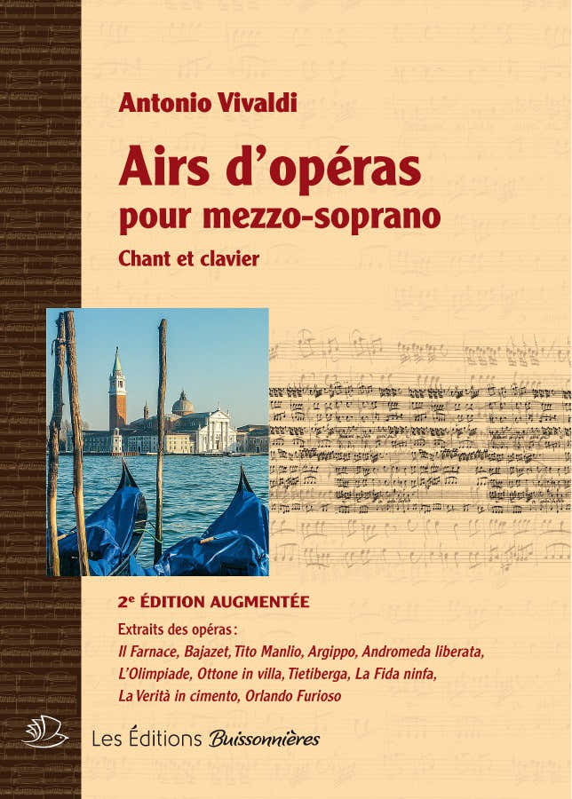 Vivaldi Antonio - Opernarien-Sammlungen für MEZZO-soprano - Gesang & Klavier