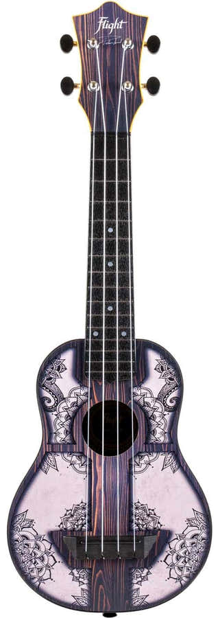 TUS40 Travel Ukulele - Mandala Wood -