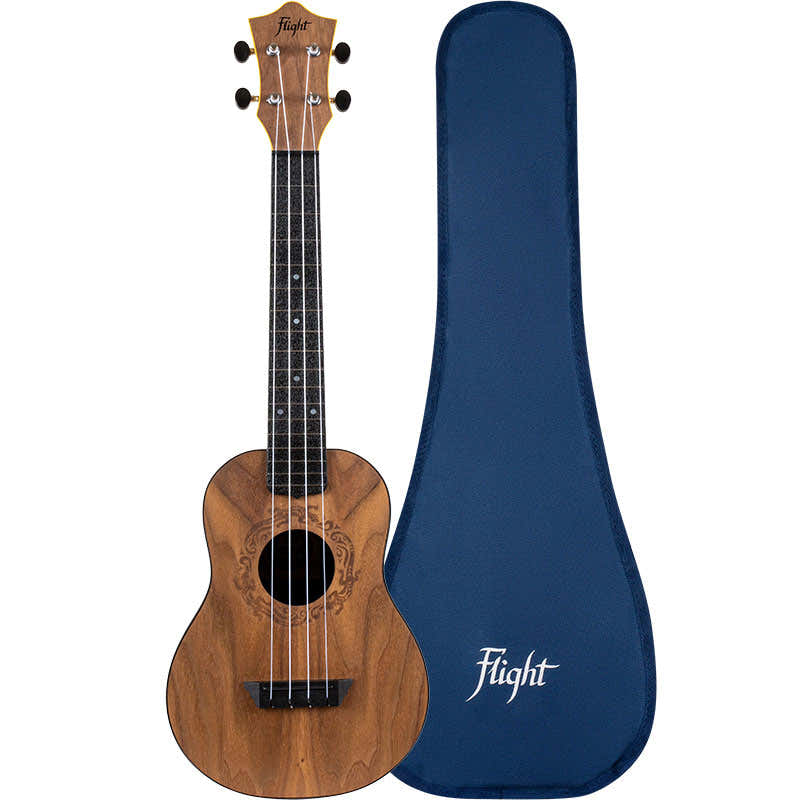 Tuc50 Travel Concert Ukulele - Walnut