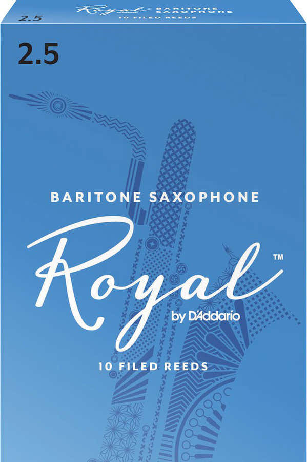 ANCHES DE SAXOPHONE BARYTON RICO ROYAL 2.5