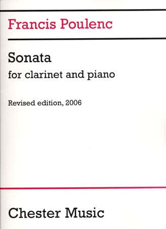 POULENC FRANCIS - SONATE - CLARINETTE & PIANO