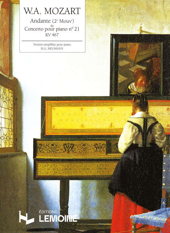 Mozart W.a. - Andante des Klavierkonzerts N°21 KV467 - Klavier