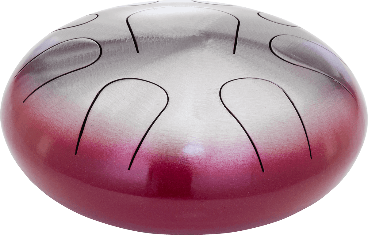 PMTD9CPT-691 TONGUE DRUM 9 NOTES C PENTATONIC BURGUNDY
