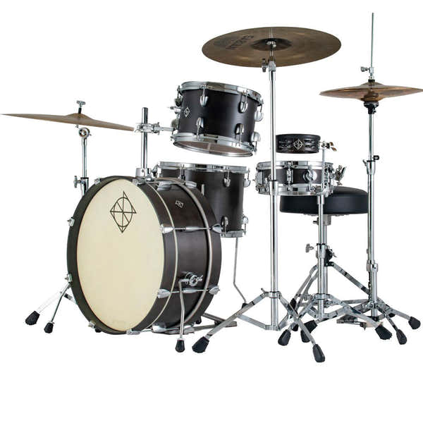 Dixon Little Roomer Kit Fusion 20 - Finish Satin Black Coal Lacquer