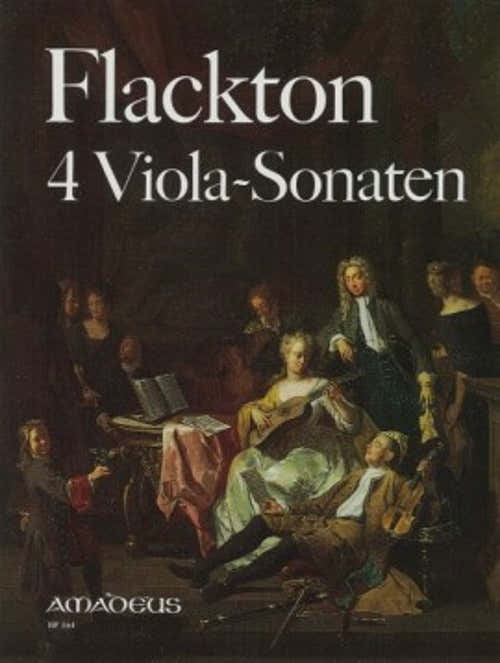 FLACKTON WILLIAM - 4 VIOLA SONATEN - ALTO & PIANO