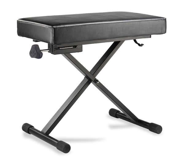Hercules Stands Keyboard-Hocker KB200B Schwarz