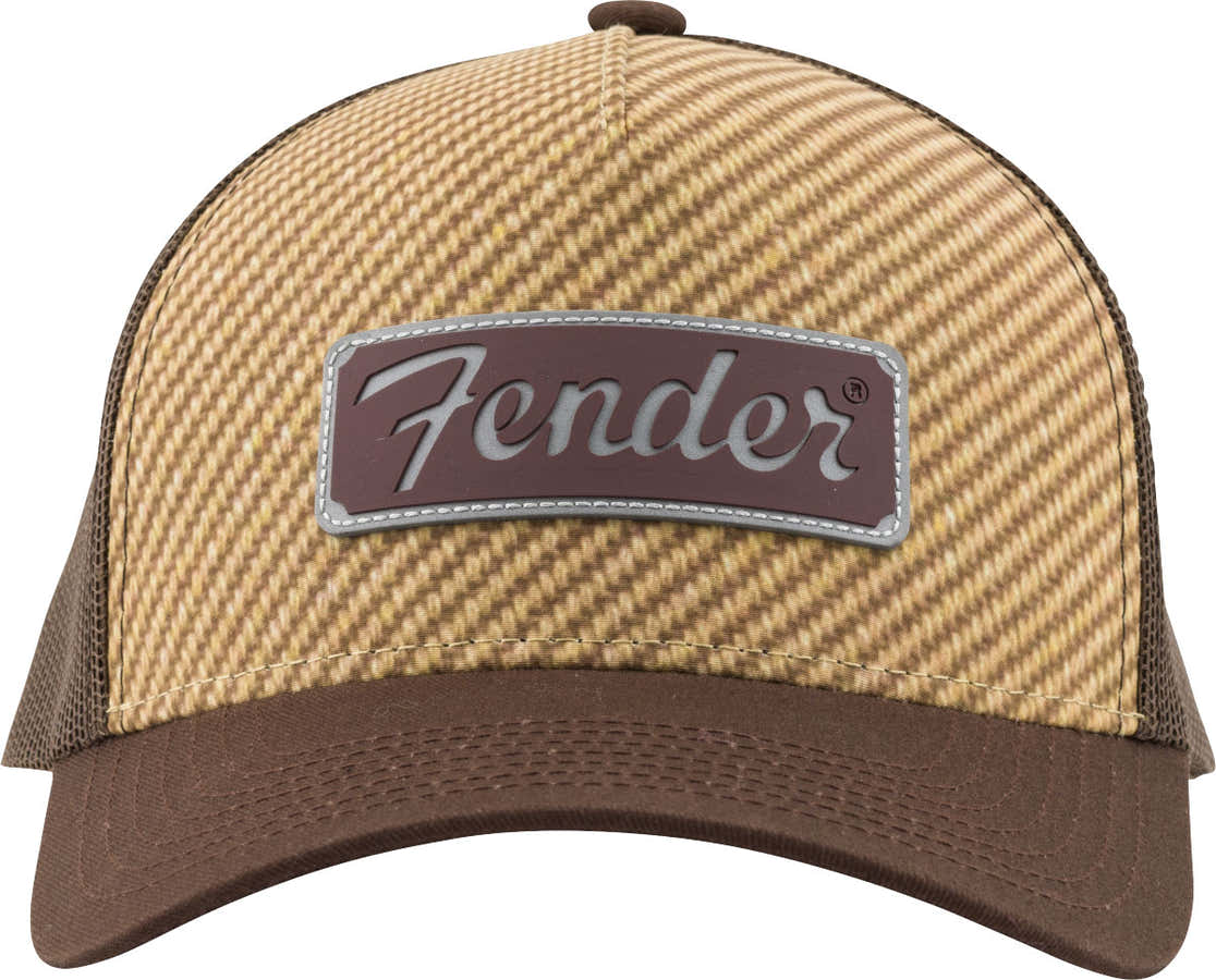 Fender Tweedmütze Braun