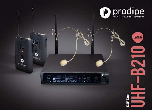 Prodipe UHF B210 DSP HEADSET DUO - BLAGER