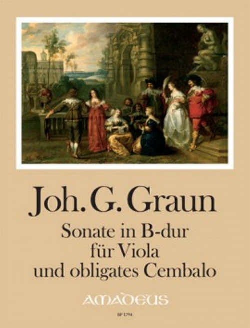 GRAUN J.G. - SONATA B-DUR - ALTO & PIANO