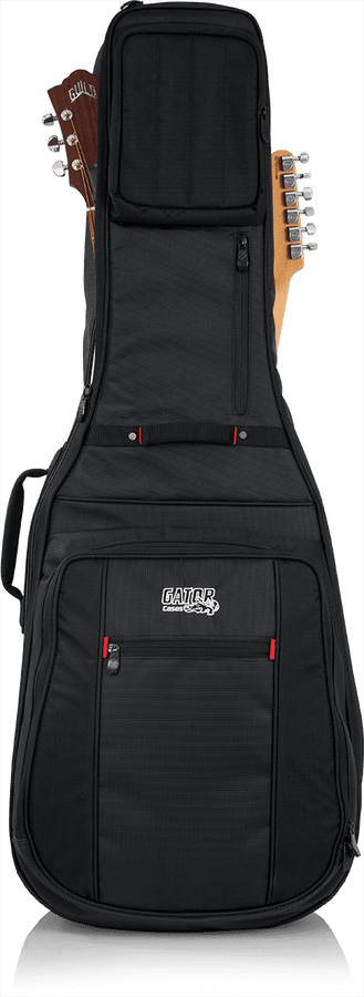 Doppel-Gitarrentasche E-Gitarre + Folk - ProGo