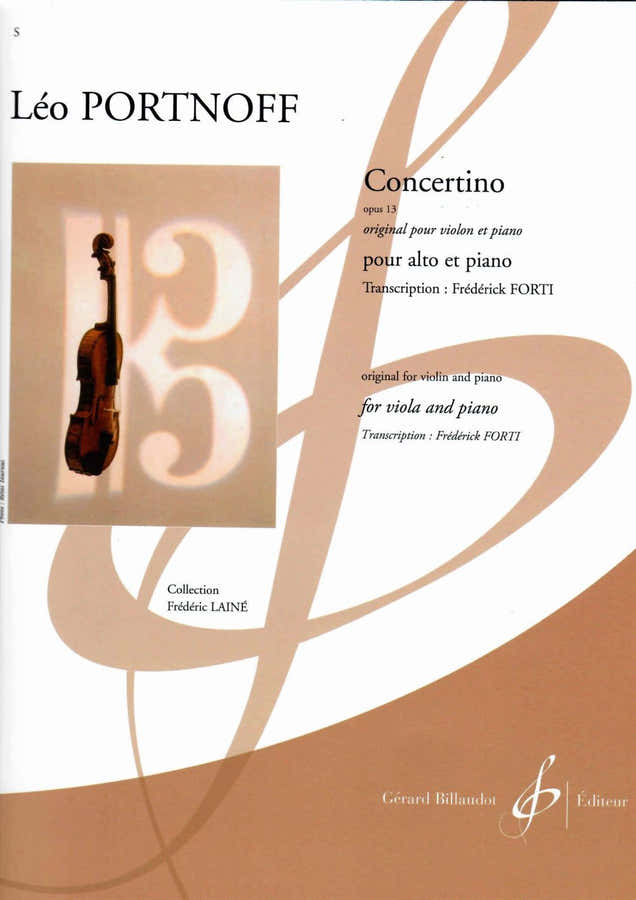 Portnoff Leo - Concertino Op.13 - Bratsche & Klavier