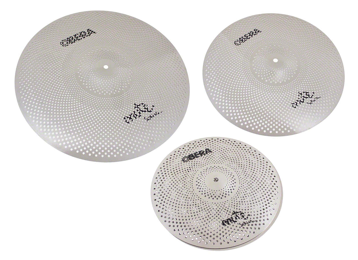 MUTE 3X SILENT CYMBALS SET - 14" 16" 20"