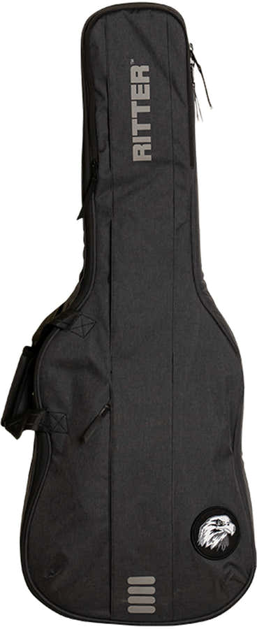 Graue Doppelte E-Gitarren-Tasche