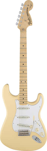 Fender Yngwie Malmsteen Stratocaster, Scalloped Mn, Vintage White