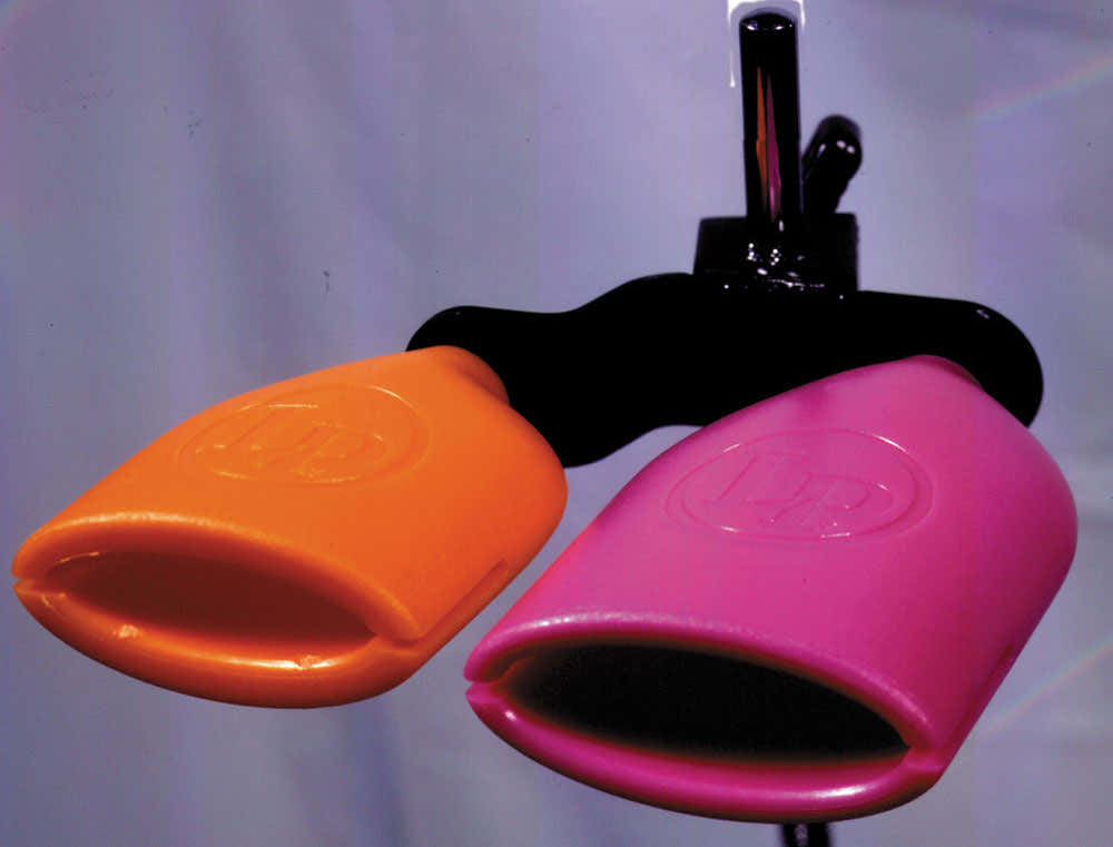 LP617 - AGOGO PLASTIC DOUBLE HIGH PITCH AND LOW PITCH (WITH MOUNT)