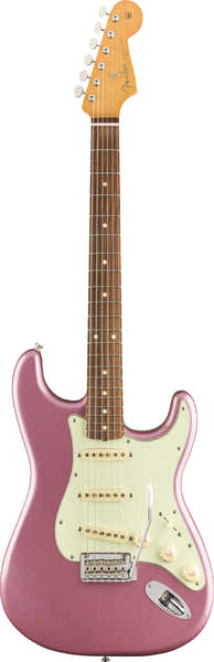 Fender Stratocaster 60S Vintera Modified PF Burgundernebel Metallic - Überholt
