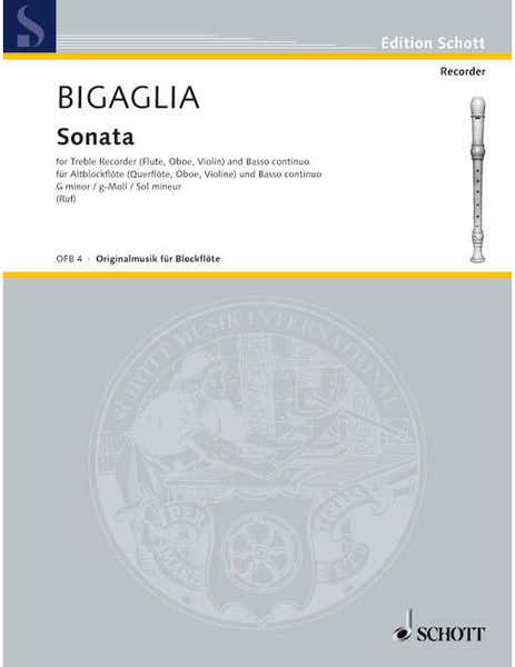 Bigaglia Diogenio - Sonata In G Minor
